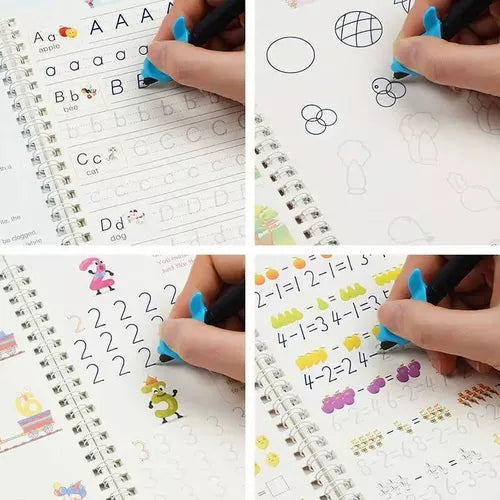 Kit De 4 Libros Magicos de Caligrafia